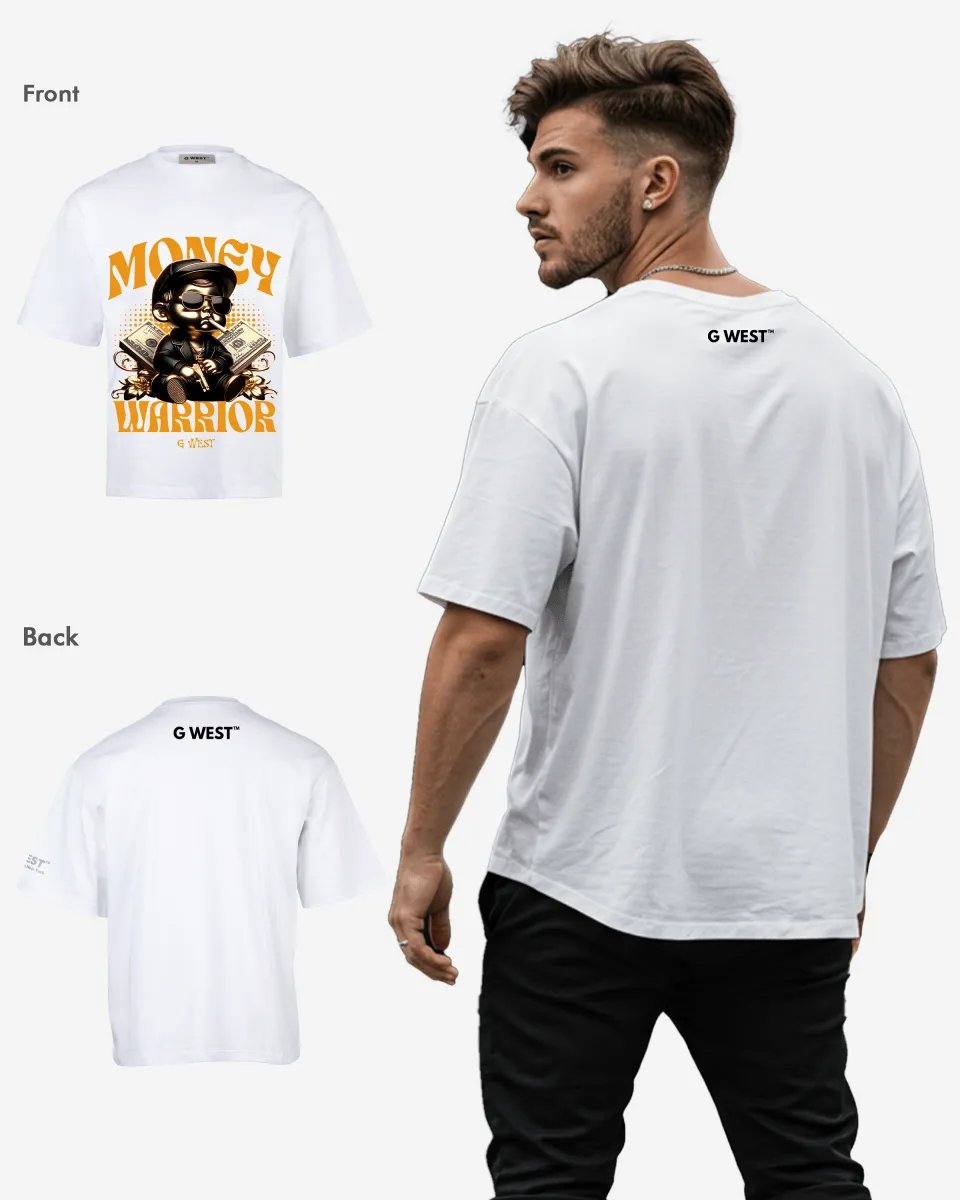 G-WEST MONEY WARRIOR OVERSIZED TEE GWROJMT179