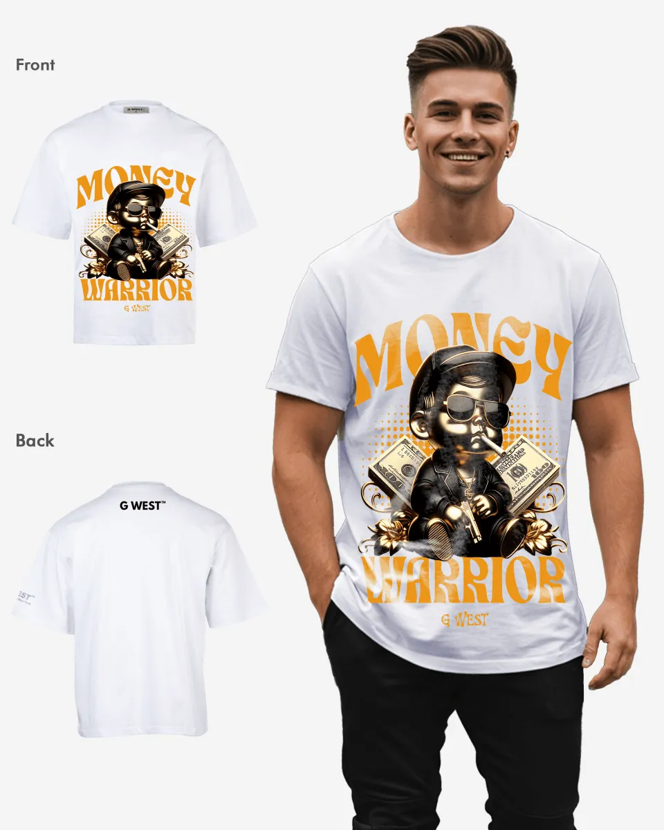 G-WEST MONEY WARRIOR OVERSIZED TEE GWROJMT179