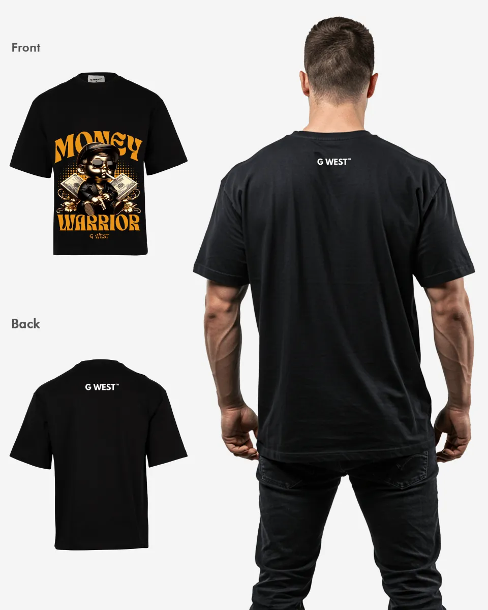 G-WEST MONEY WARRIOR OVERSIZED TEE GWROJMT179