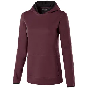 Holloway Women's Maroon Heather Fleece Artillery Hoodie