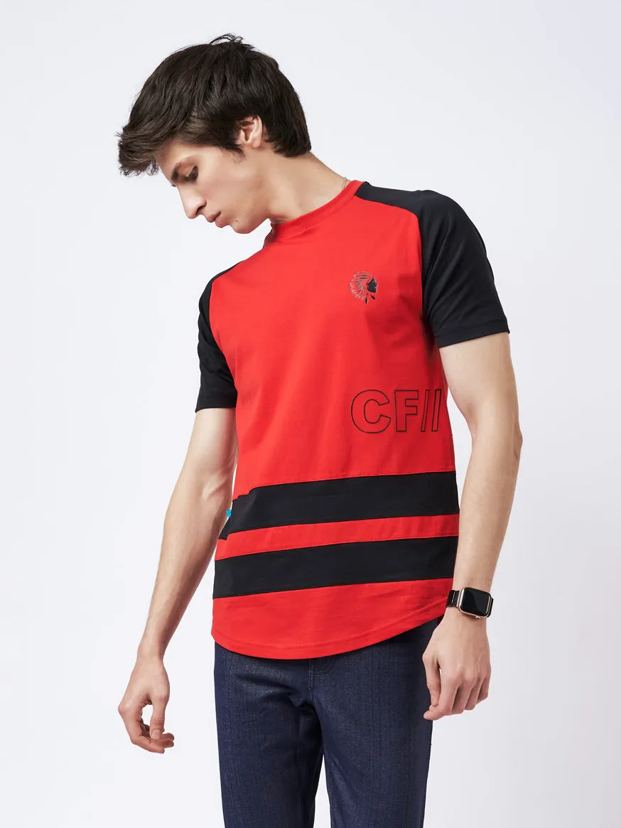 Men's Duo Stripe T-shirt Red