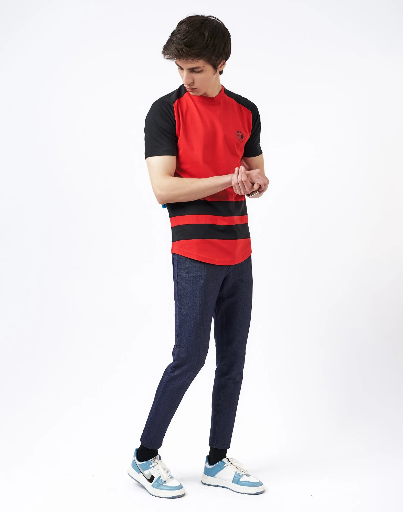Men's Duo Stripe T-shirt Red