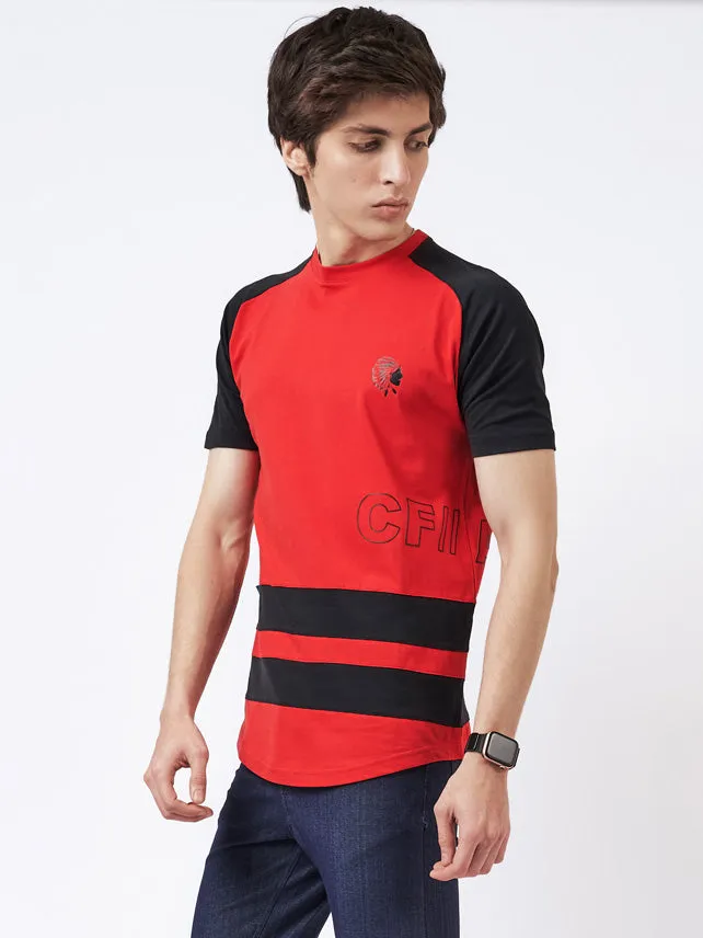 Men's Duo Stripe T-shirt Red