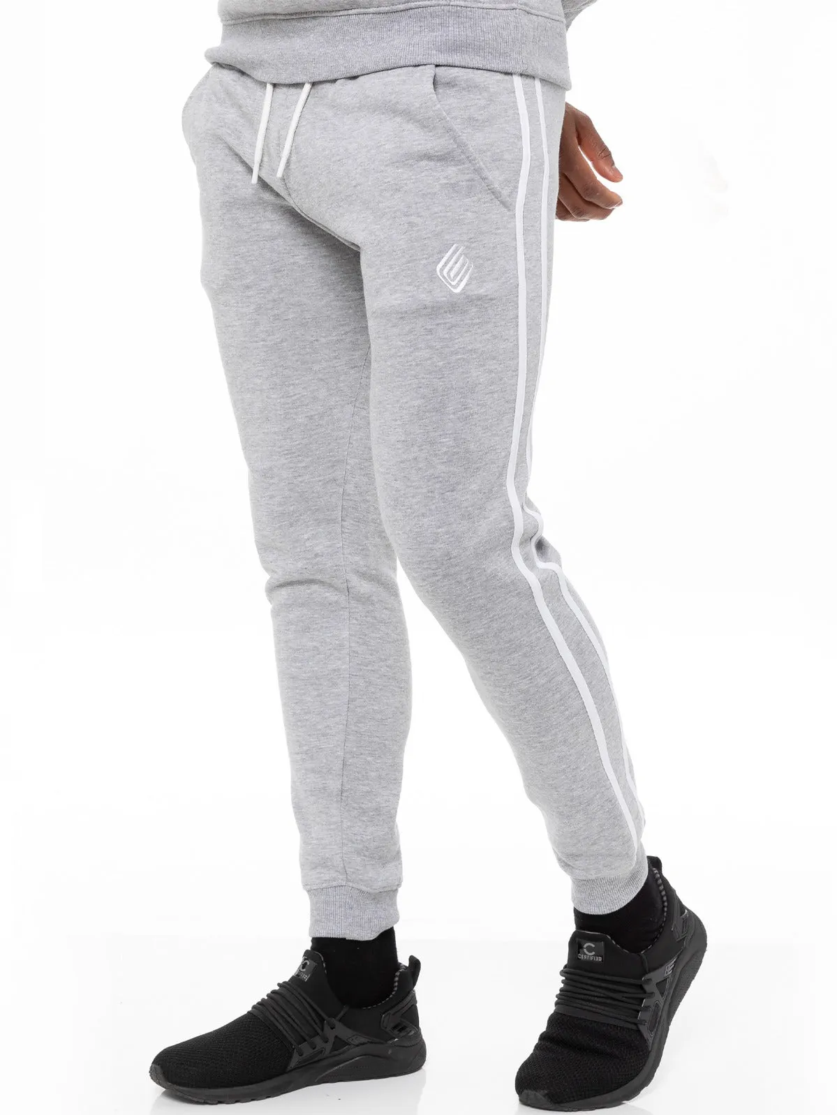Mens Striped Tracksuit Joggers | Enzo Designer Menswear