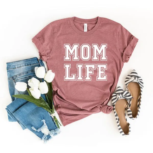 Mom Life Short Sleeve Graphic Tee