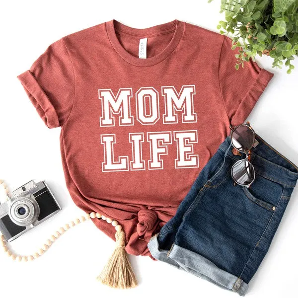 Mom Life Short Sleeve Graphic Tee