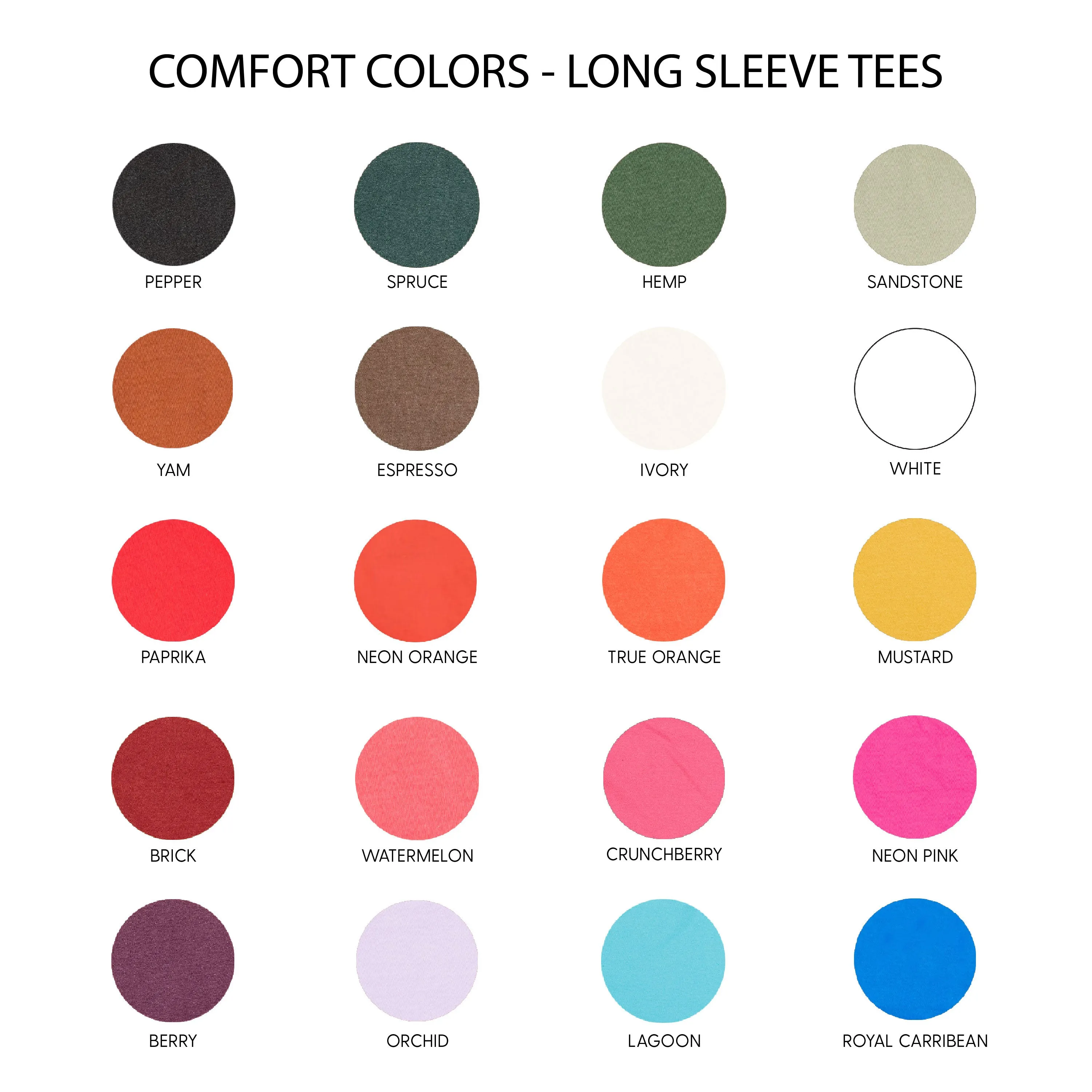 New Years Cheers - Block Font - LONG SLEEVE Comfort Colors Tee