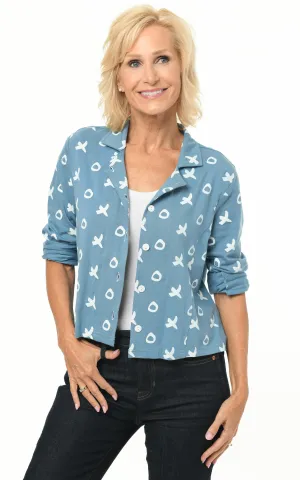 Pablo Womens Jacket in Spa Blue XO