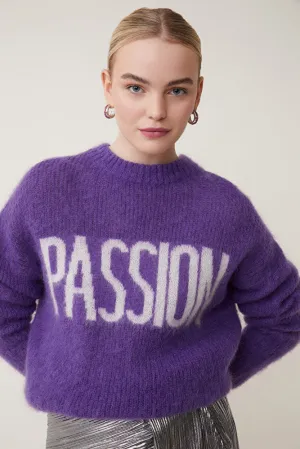 Passion mohair knitted sweater