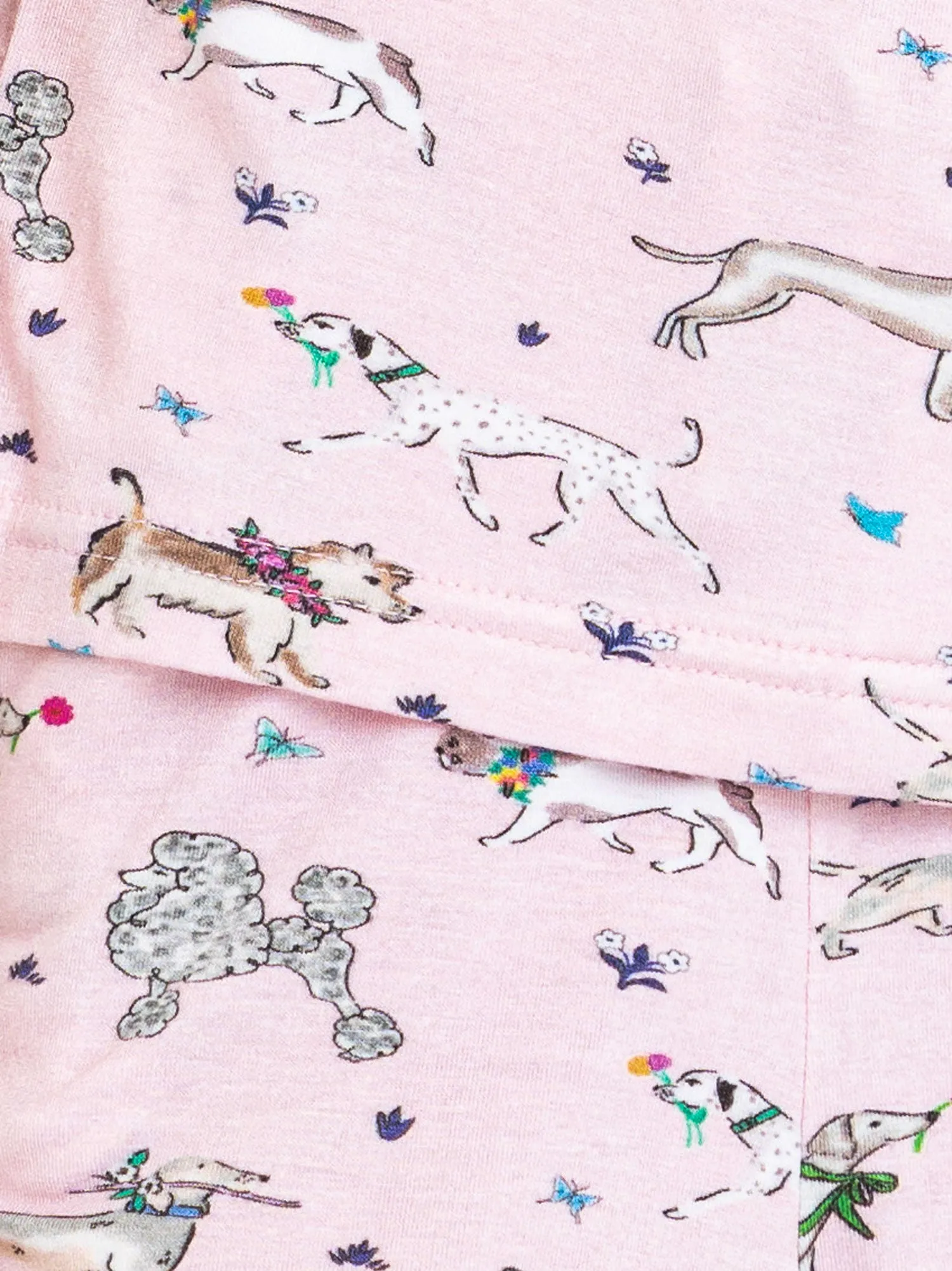 Puppies Short Sleeve Pajama Set