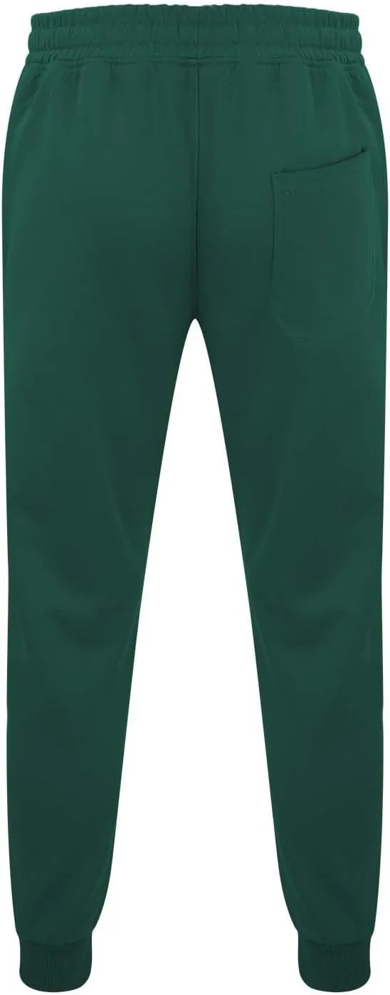 QWENTMTNTY Mens Slim Fit Joggers Sweatpants Athletic Workout Gym Pants Patchwork Big and Tall Comfy Cotton Sweat Pants