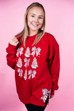 Side Bows Cakes And Bows Unisex NuBlend Crew Sweatshirt