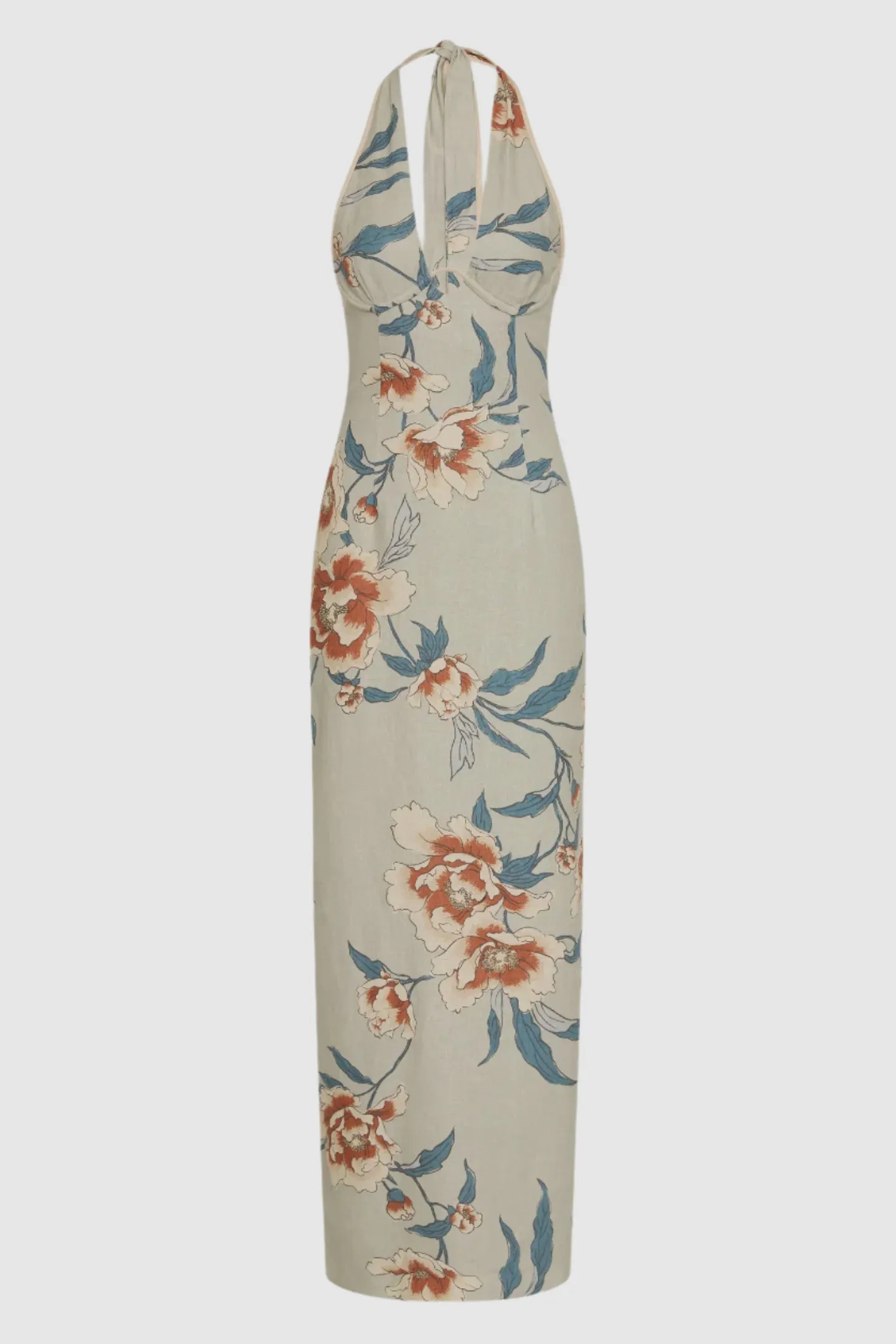 Sir Roisin Halter Midi Dress in Bloom