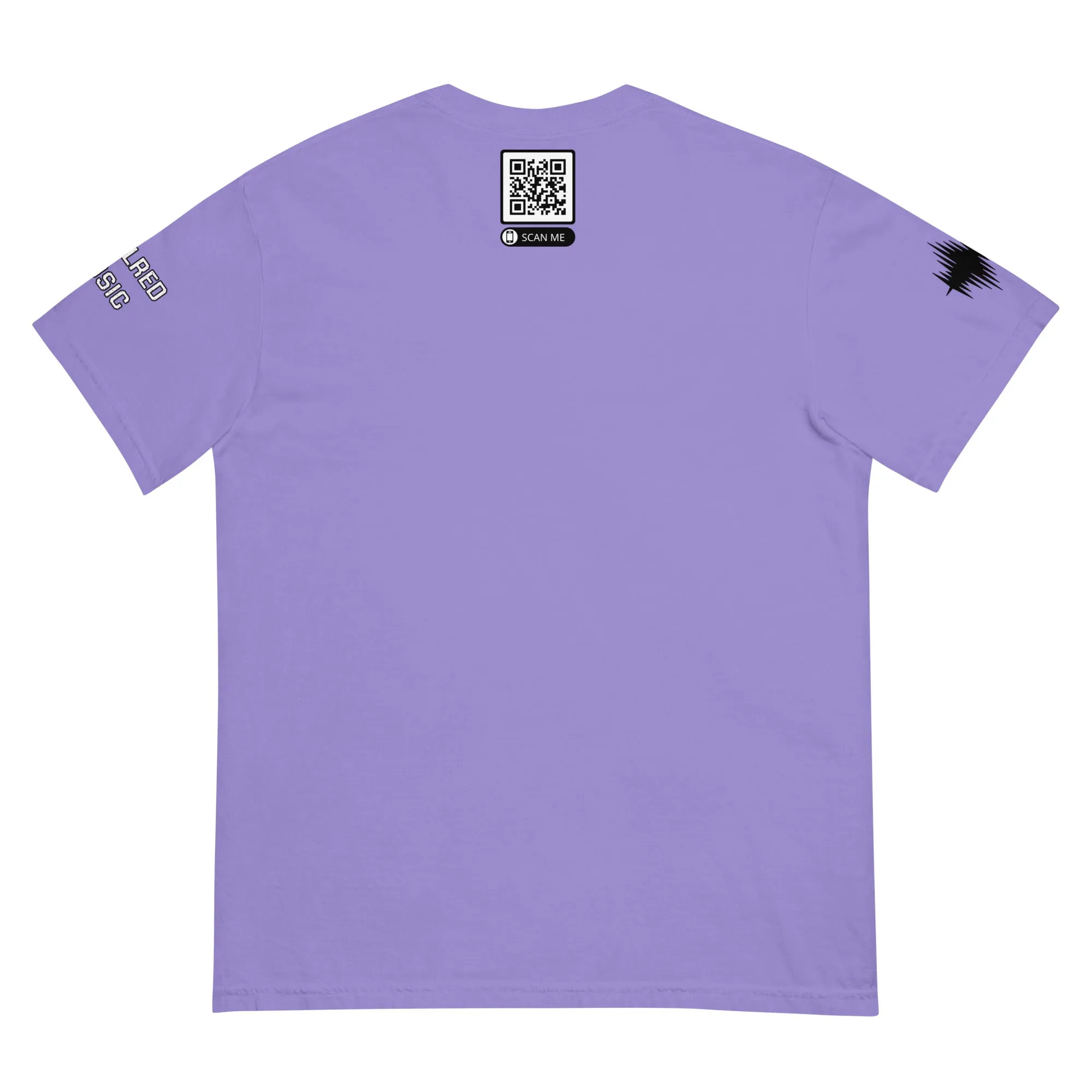 SOULRED music scan me, Unisex garment-dyed heavyweight t-shirt