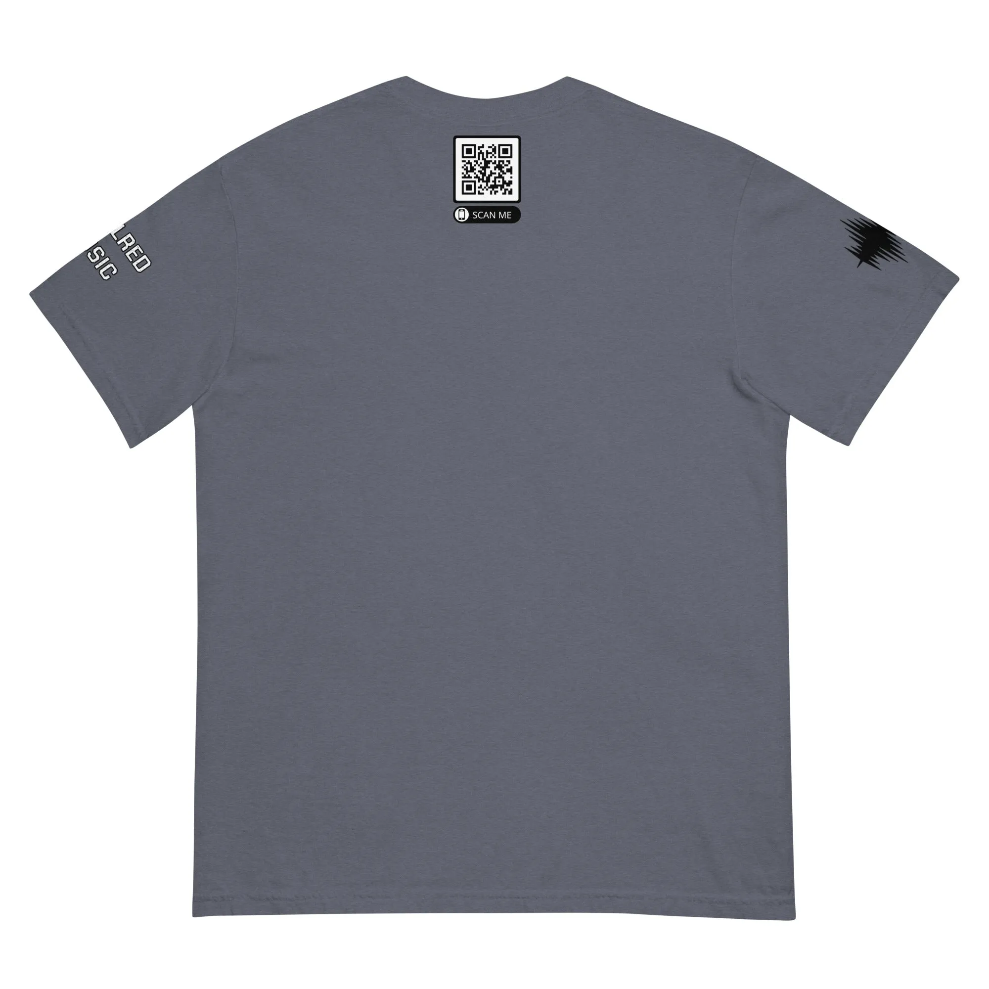 SOULRED music scan me, Unisex garment-dyed heavyweight t-shirt