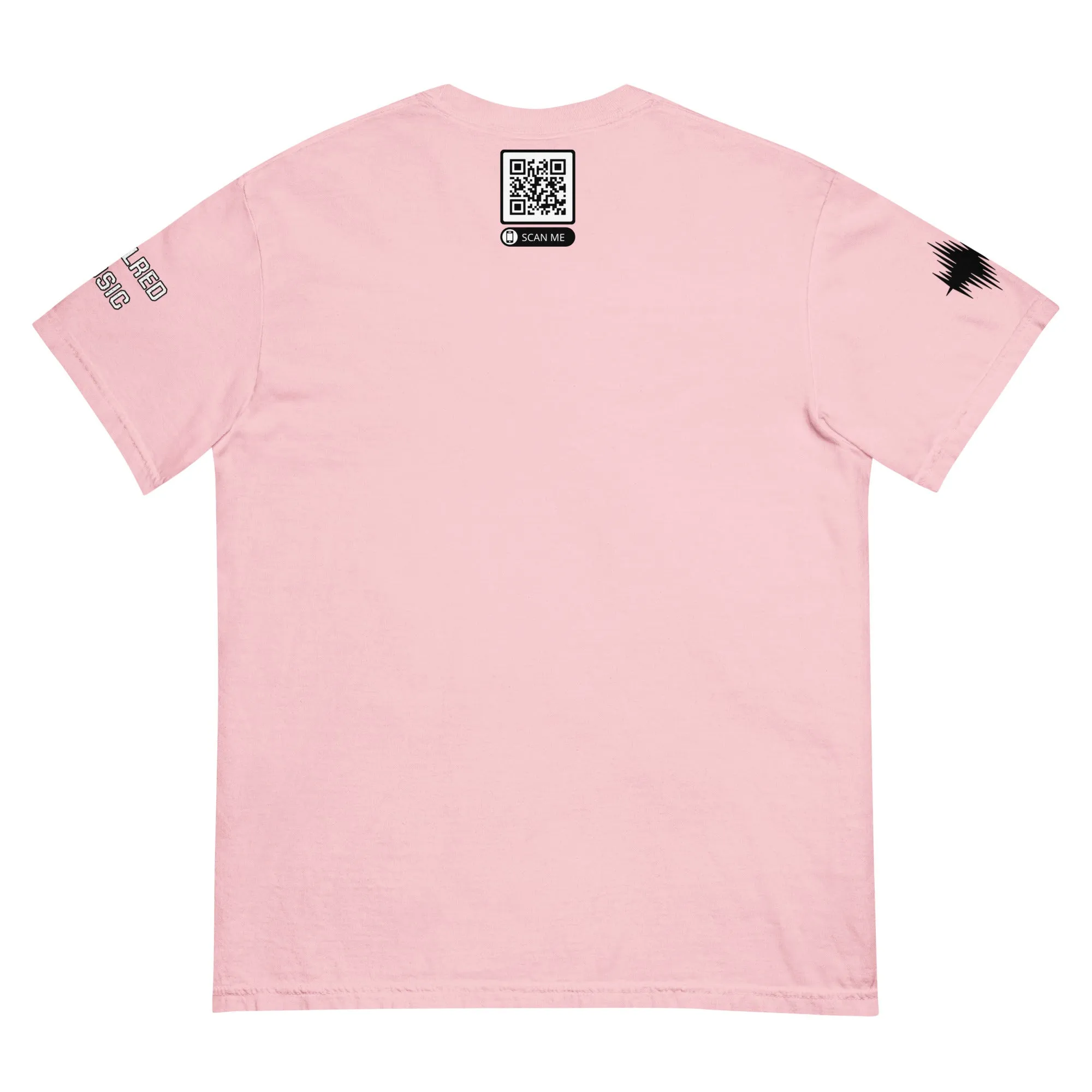 SOULRED music scan me, Unisex garment-dyed heavyweight t-shirt