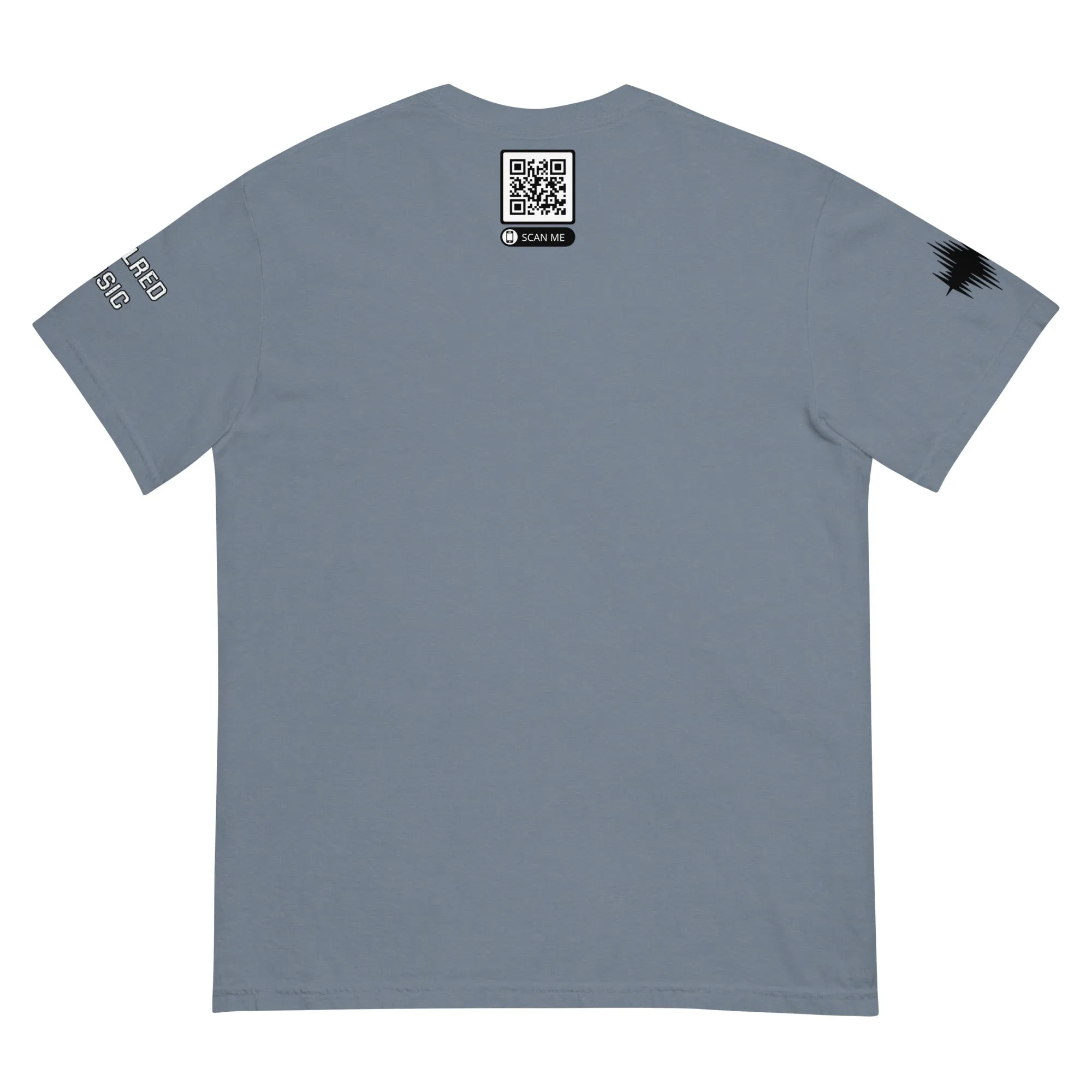SOULRED music scan me, Unisex garment-dyed heavyweight t-shirt