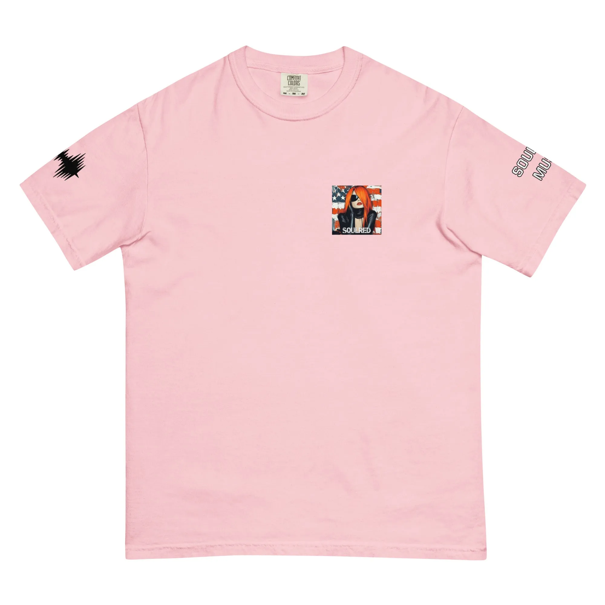 SOULRED music scan me, Unisex garment-dyed heavyweight t-shirt