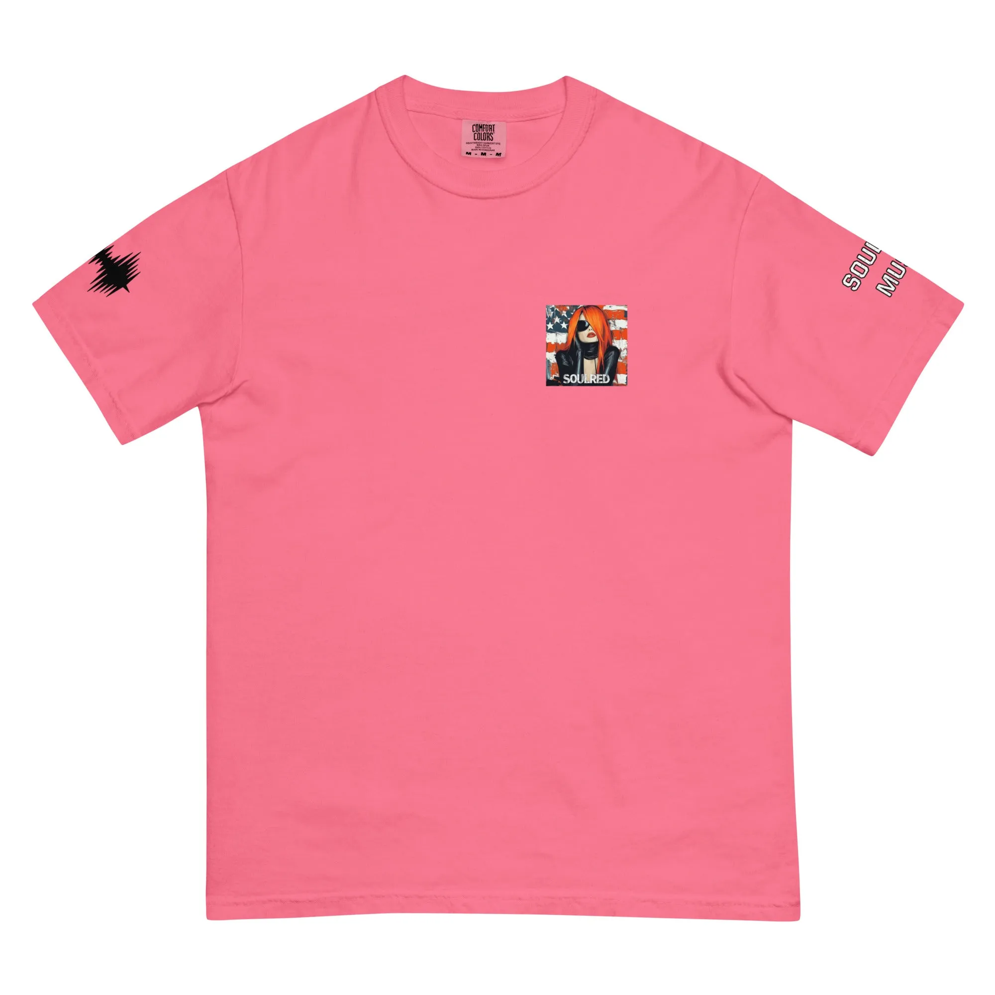 SOULRED music scan me, Unisex garment-dyed heavyweight t-shirt