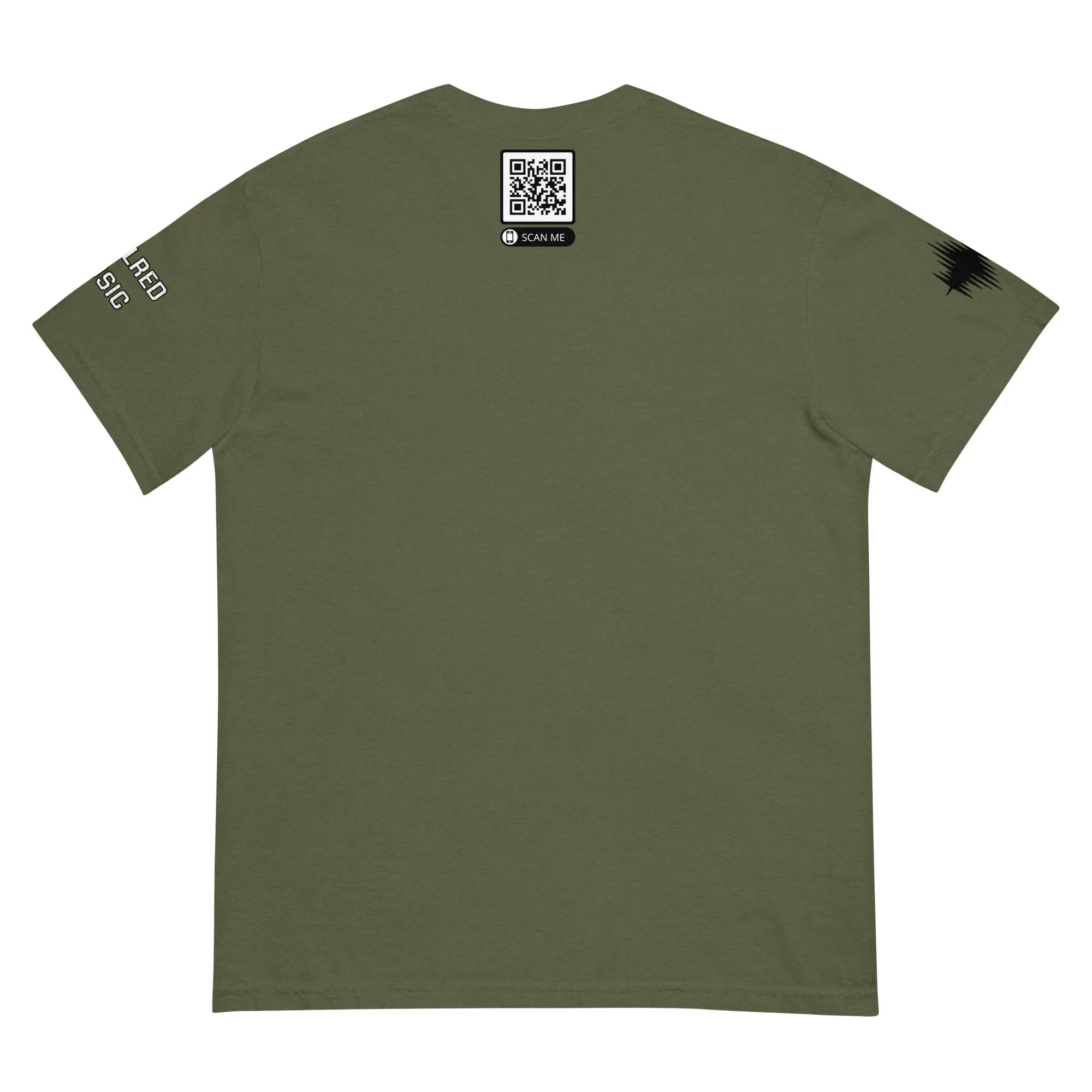 SOULRED music scan me, Unisex garment-dyed heavyweight t-shirt