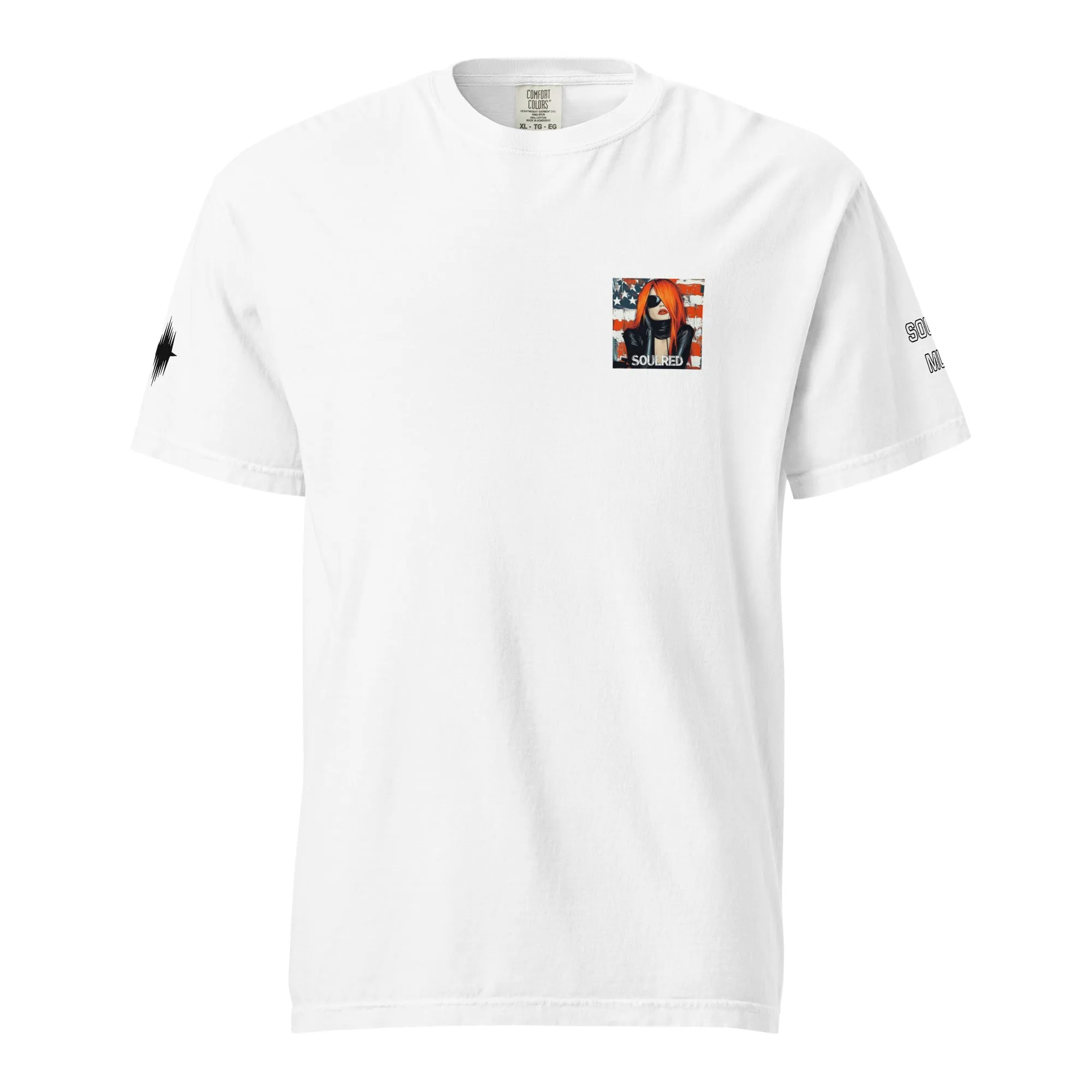 SOULRED music scan me, Unisex garment-dyed heavyweight t-shirt