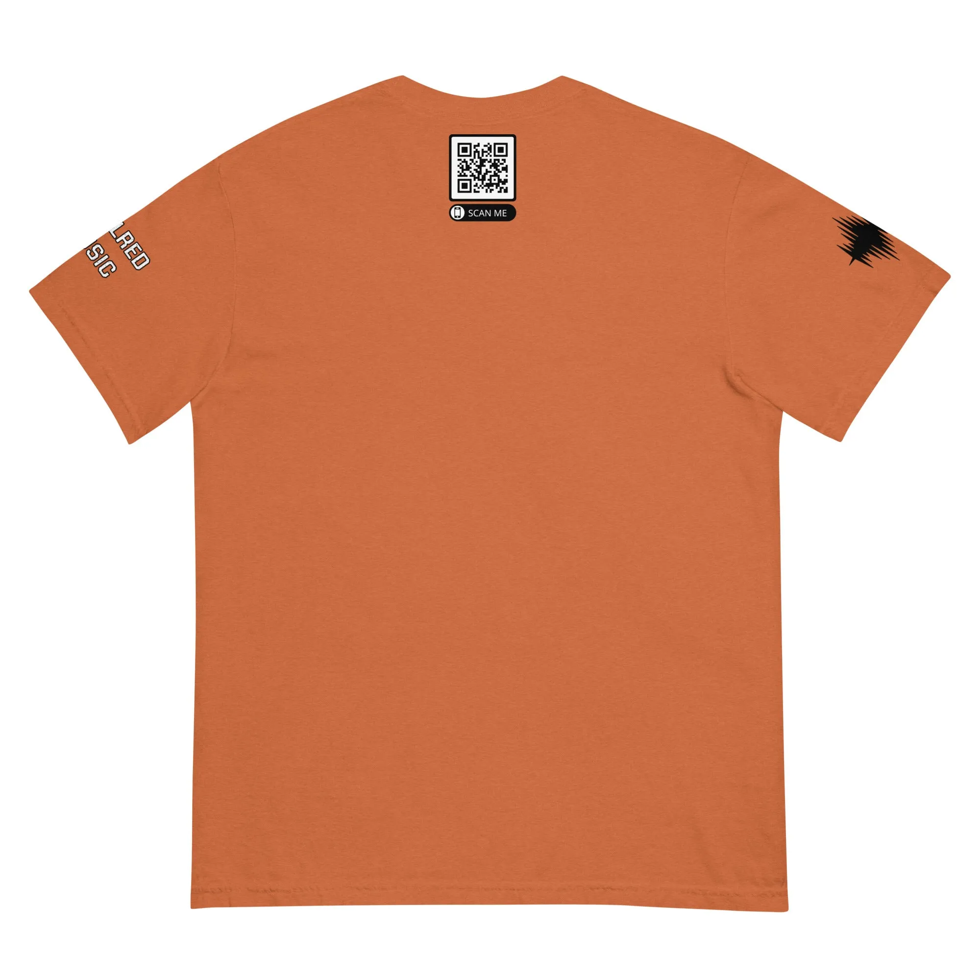 SOULRED music scan me, Unisex garment-dyed heavyweight t-shirt