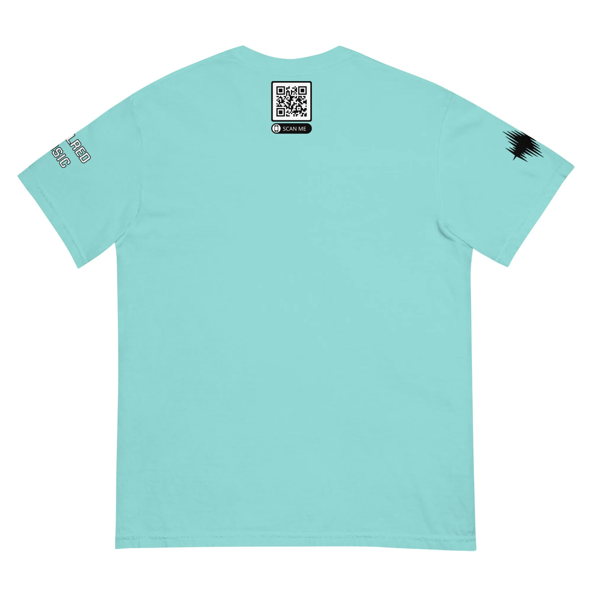 SOULRED music scan me, Unisex garment-dyed heavyweight t-shirt