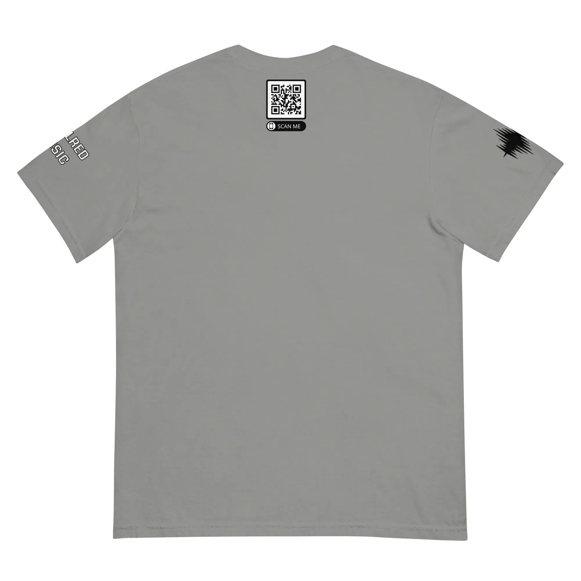 SOULRED music scan me, Unisex garment-dyed heavyweight t-shirt