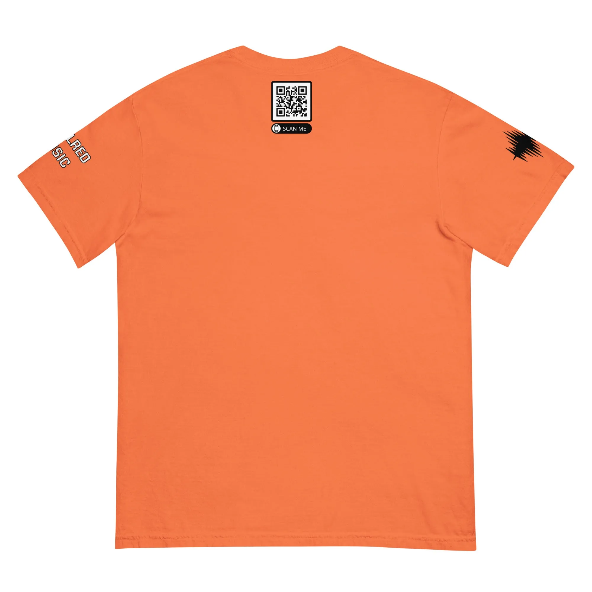 SOULRED music scan me, Unisex garment-dyed heavyweight t-shirt