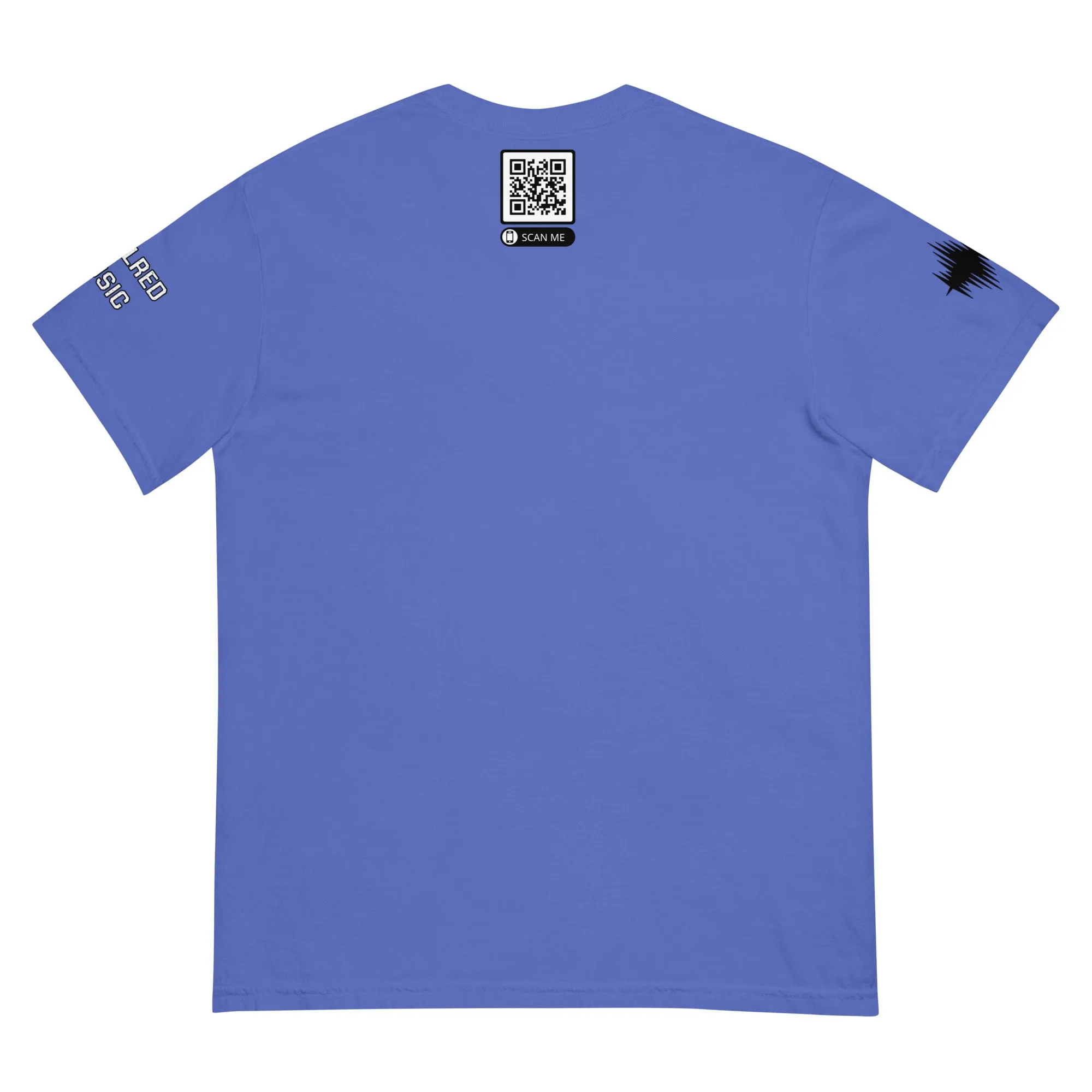 SOULRED music scan me, Unisex garment-dyed heavyweight t-shirt