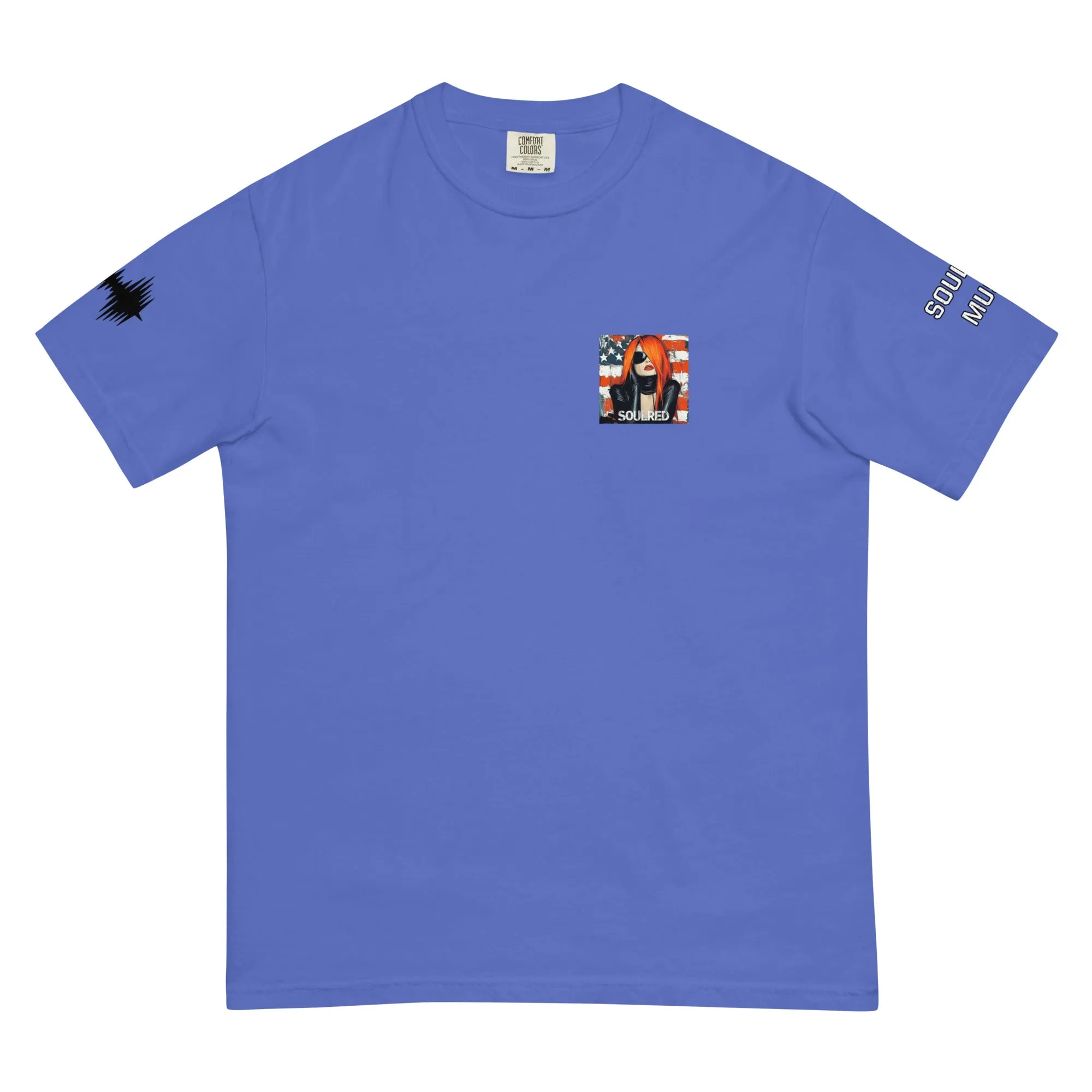 SOULRED music scan me, Unisex garment-dyed heavyweight t-shirt