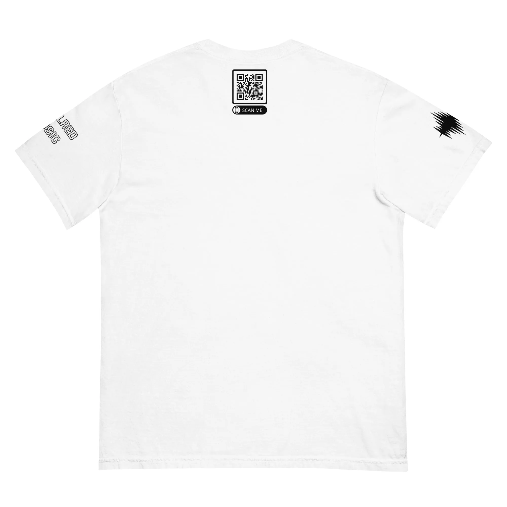 SOULRED music scan me, Unisex garment-dyed heavyweight t-shirt