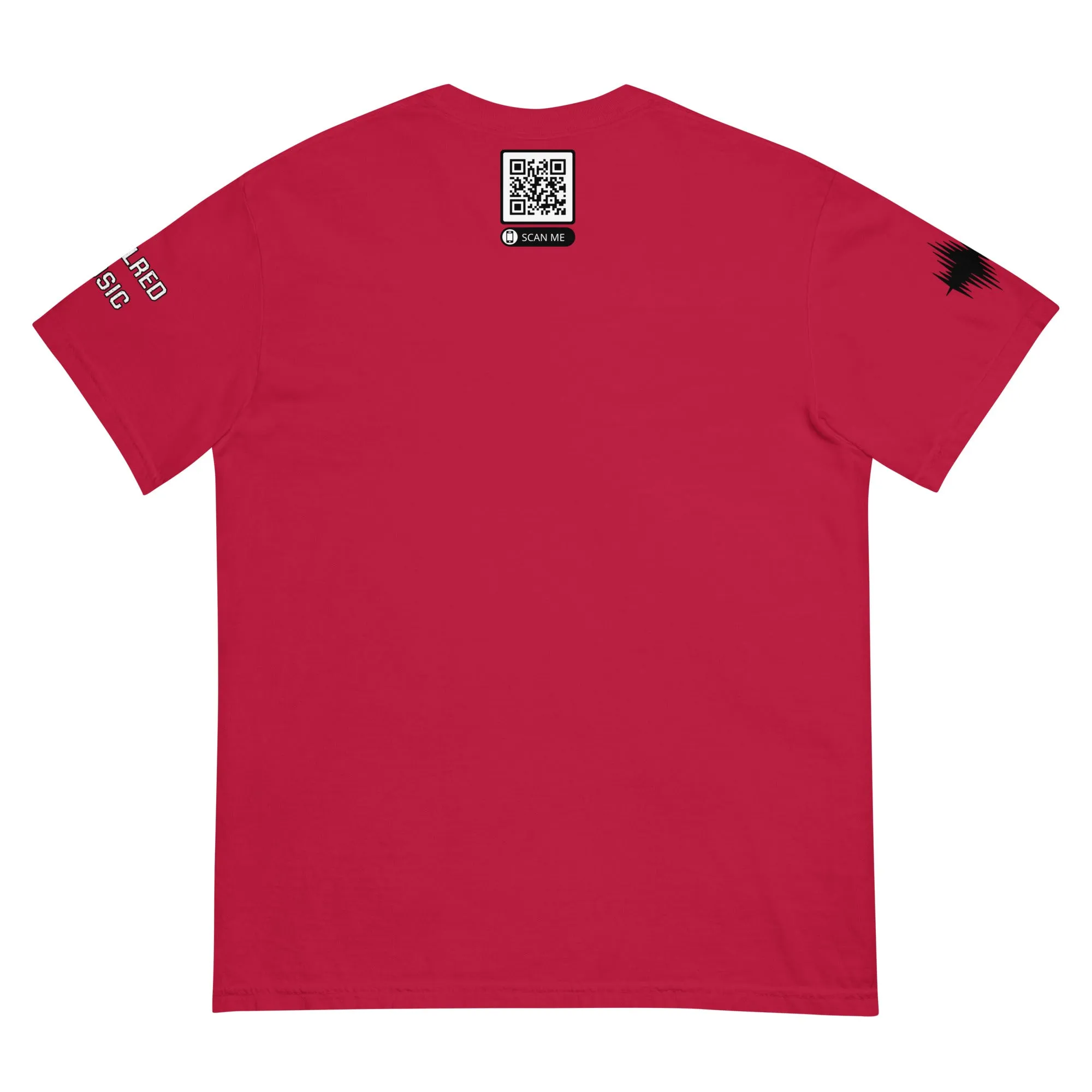 SOULRED music scan me, Unisex garment-dyed heavyweight t-shirt
