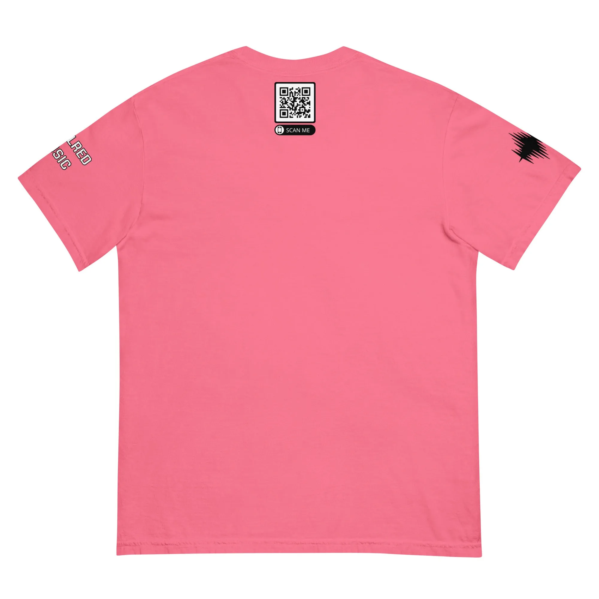 SOULRED music scan me, Unisex garment-dyed heavyweight t-shirt