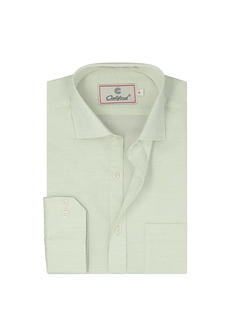 Tea green textured / ITALIAN 102381-14