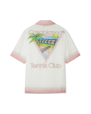 Tennis Club Icon Short Sleeve Silk Shirt