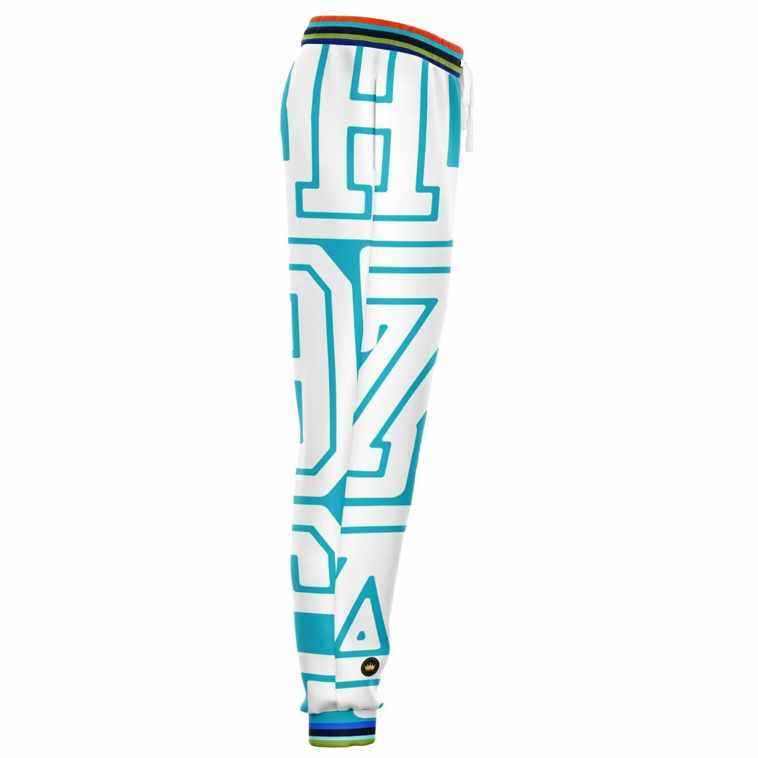 THS 1976 CA Monogram in Blue Duo Eco-Poly Unisex Joggers
