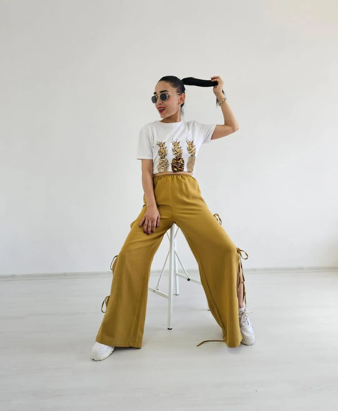 Tied Leg Trousers