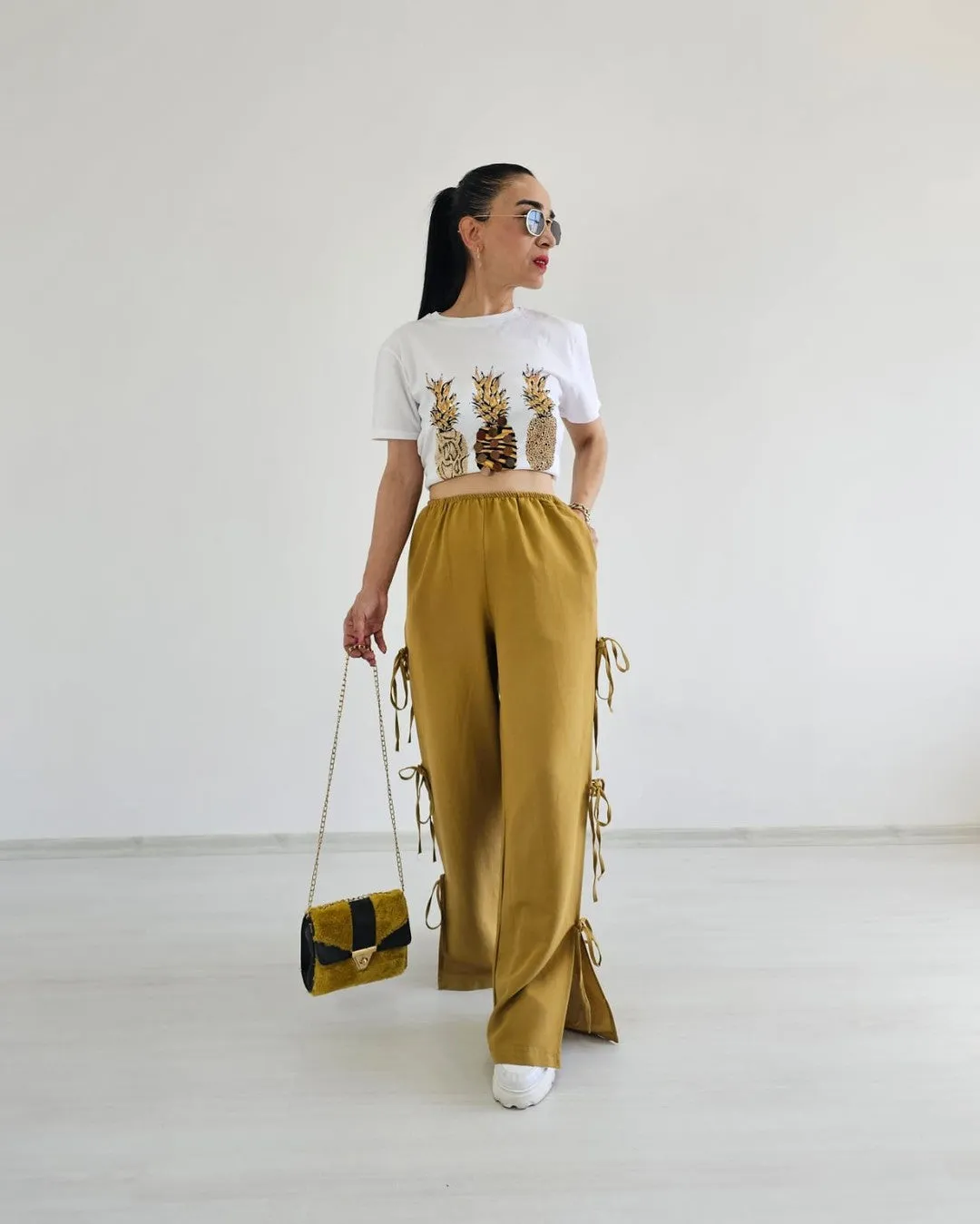 Tied Leg Trousers