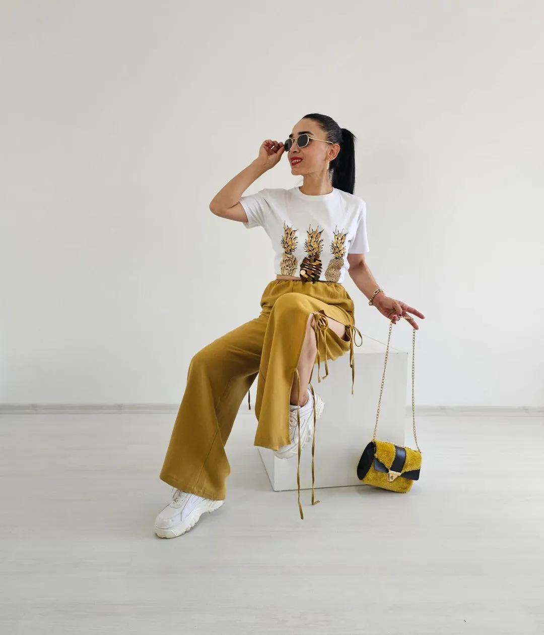 Tied Leg Trousers