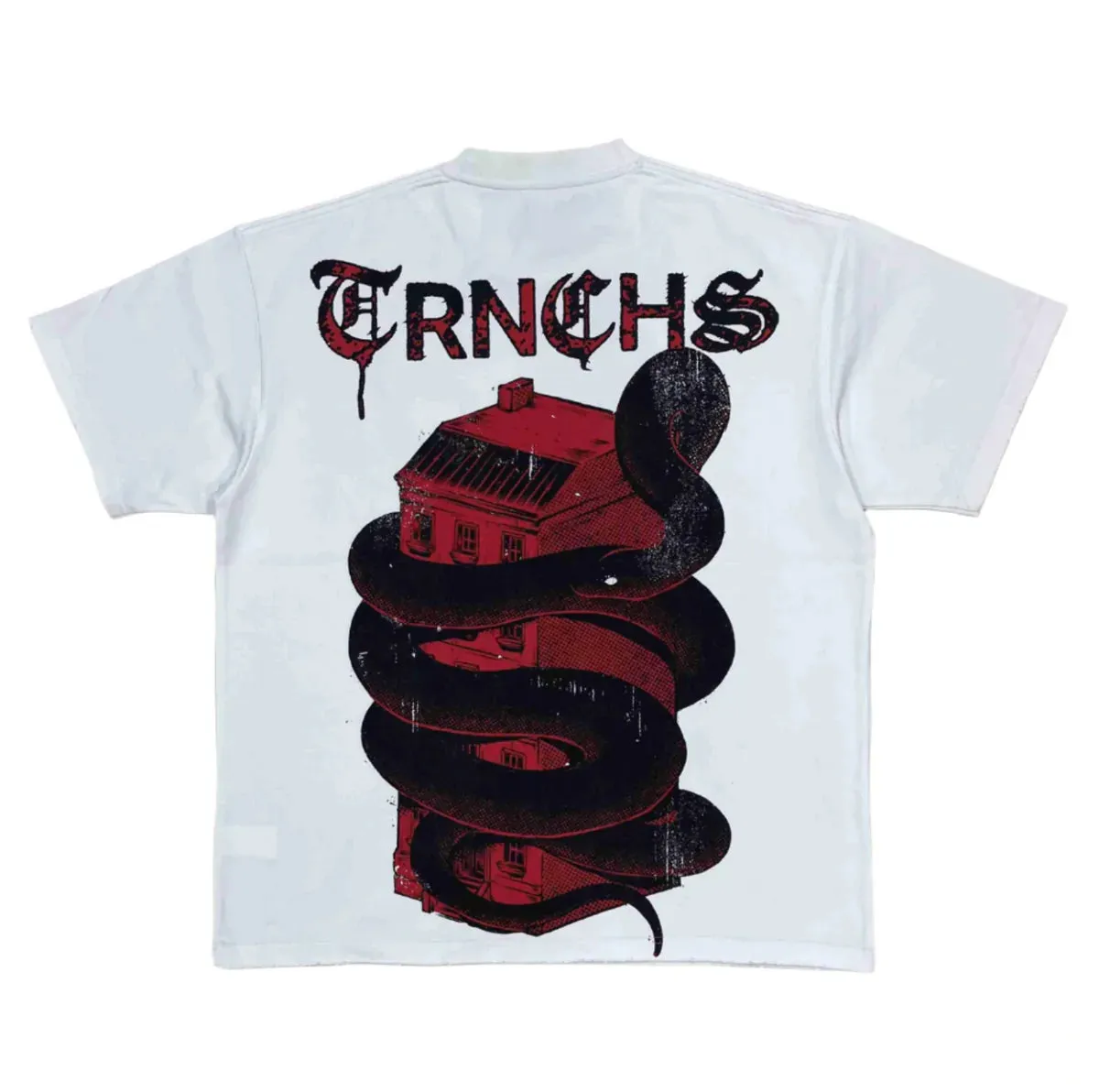 TRNCHS "KNOW YOUR ENEMIES" WHITE TEE