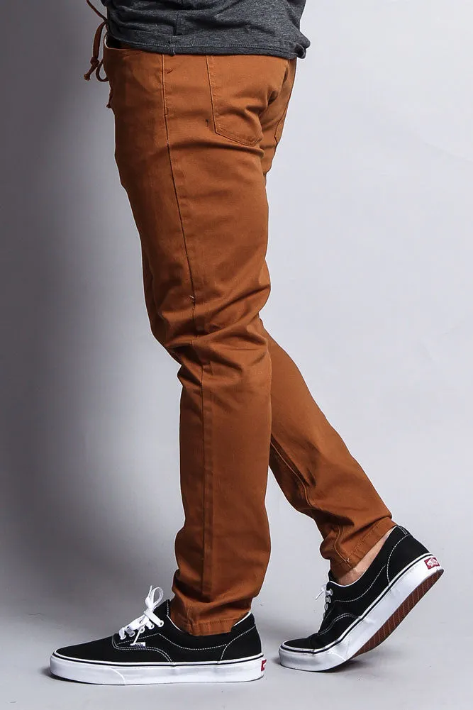 Twill Open Cuff Jogger Pants