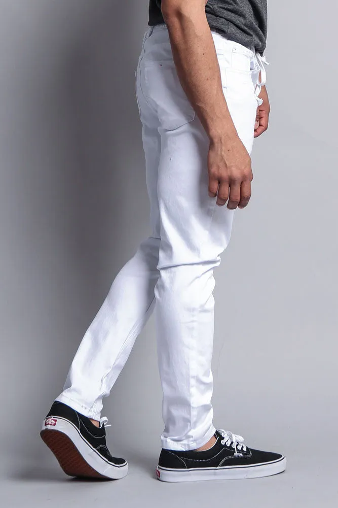 Twill Open Cuff Jogger Pants