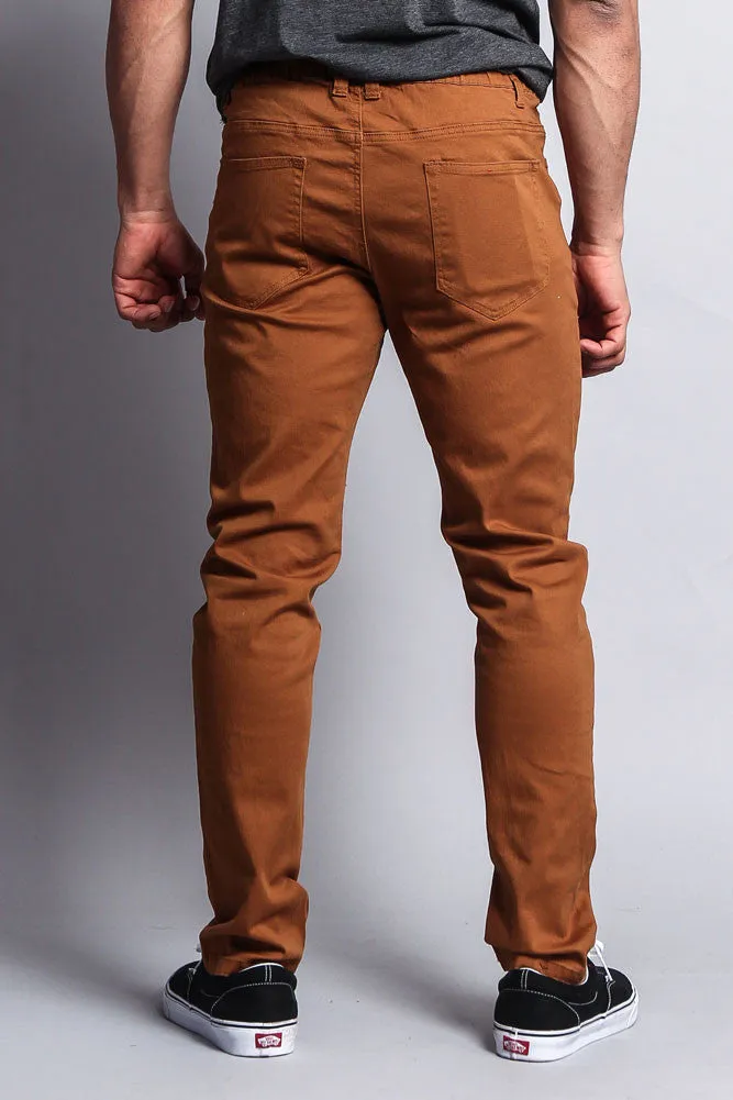 Twill Open Cuff Jogger Pants