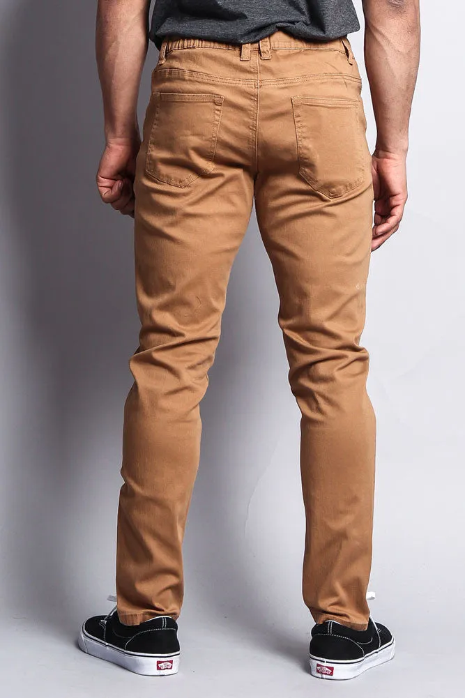 Twill Open Cuff Jogger Pants