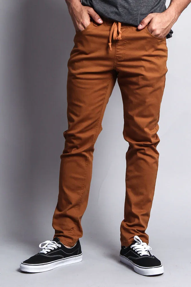 Twill Open Cuff Jogger Pants
