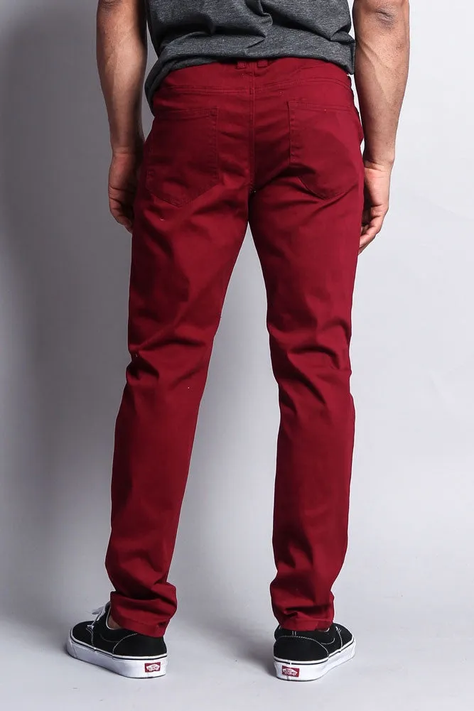 Twill Open Cuff Jogger Pants