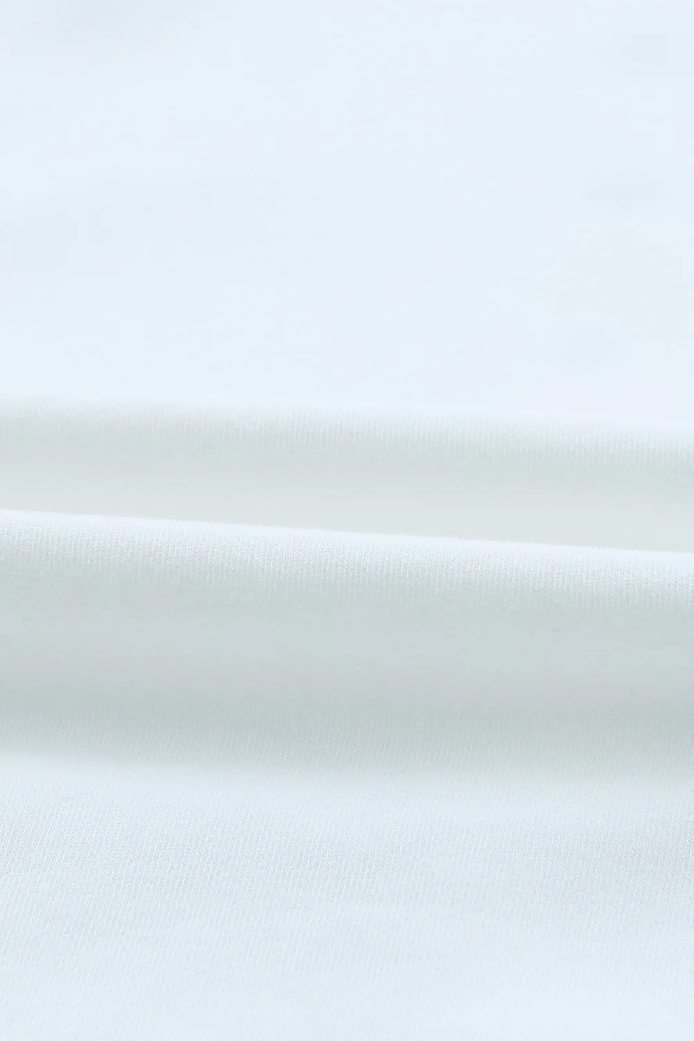 White Batwing Sleeve Pocketed Henley Hoodie
