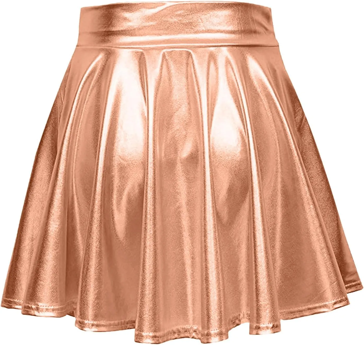 Womens A Line Mini Skort 2025 Carnival Party Dance Skirts Sparkly Shiny Solid Pleated Skirts Sexy Ruffles Tutu Skirt