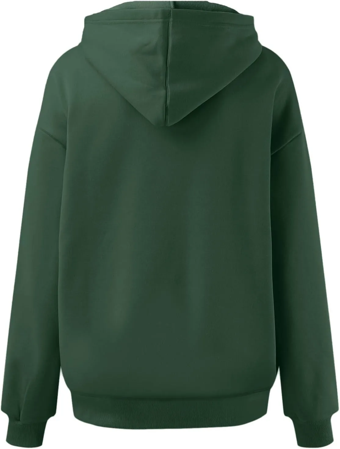 Women's Casual Hoodies Long Sleeve Oversized Sweatshirts Solid Color Fall Fashion Pullover Tops Outfit Winter Clothes